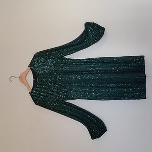 Green dress. Size 10